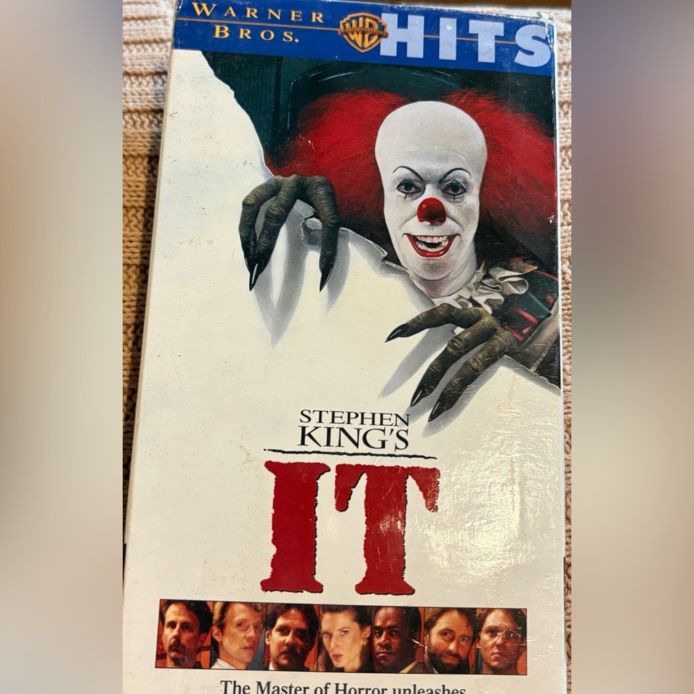 Warner Bros. IT VHS with Red and White Cover
